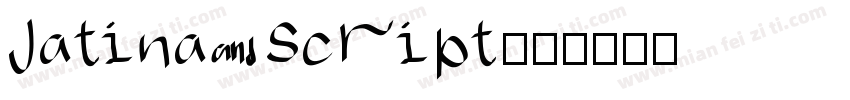 Jatina Script字体转换